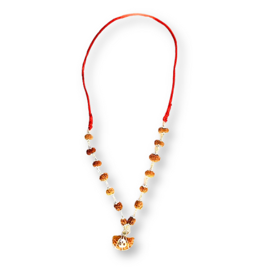 1 To 14 Mukhi Rudraksha Mala Small Beads in Red Thread With Lab Certificate Ratna Palace