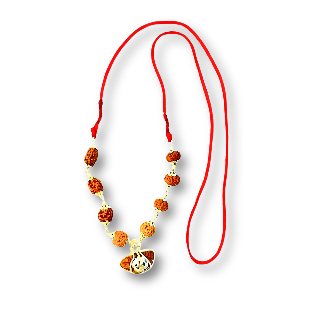 1 To 9 Mukhi Rudraksha Mala Small Beads In Red Thread With Lab Certificate Ratna Palace