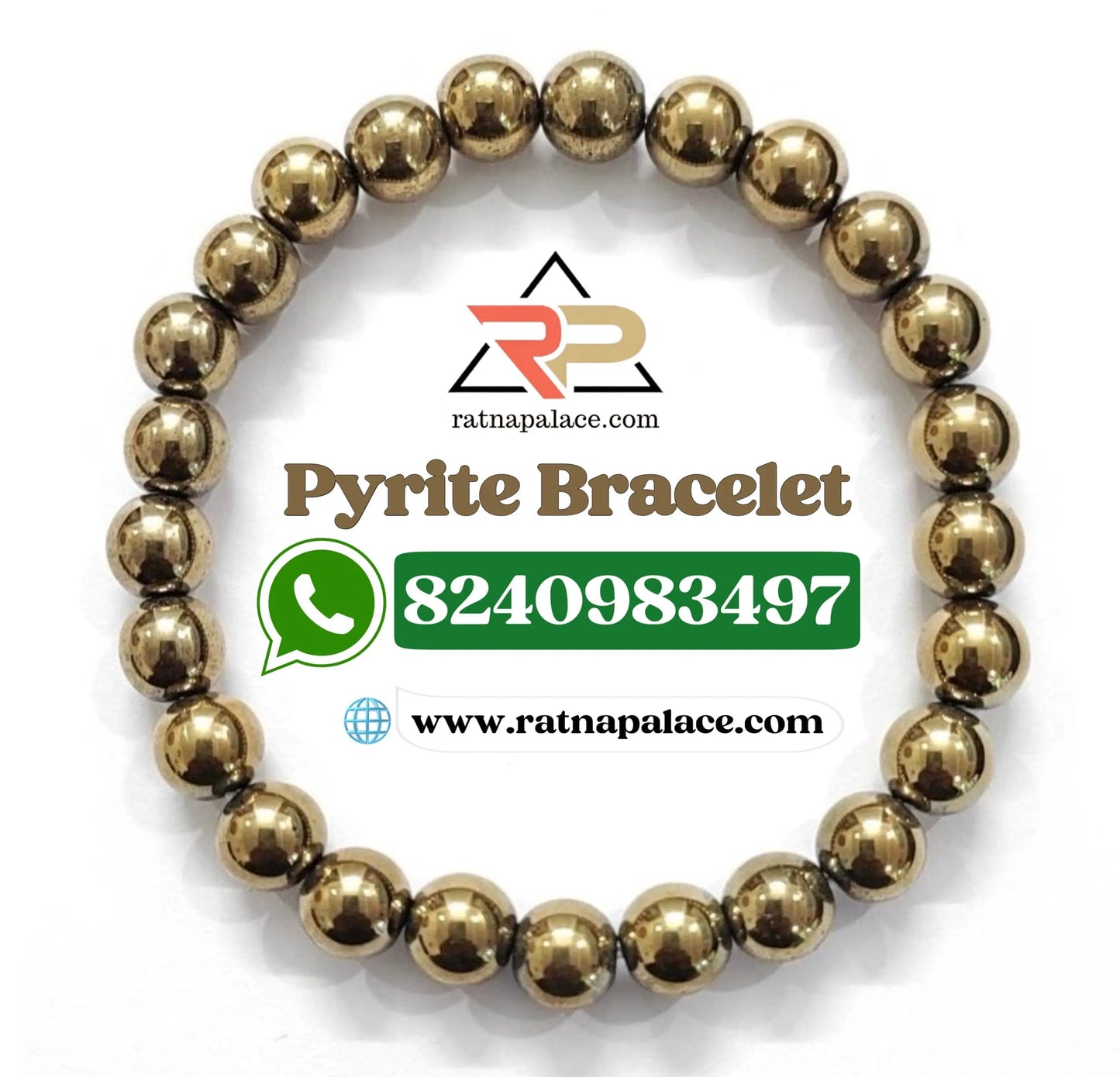 Pyrite Bracelet With Lab Certificate Ratna Palace