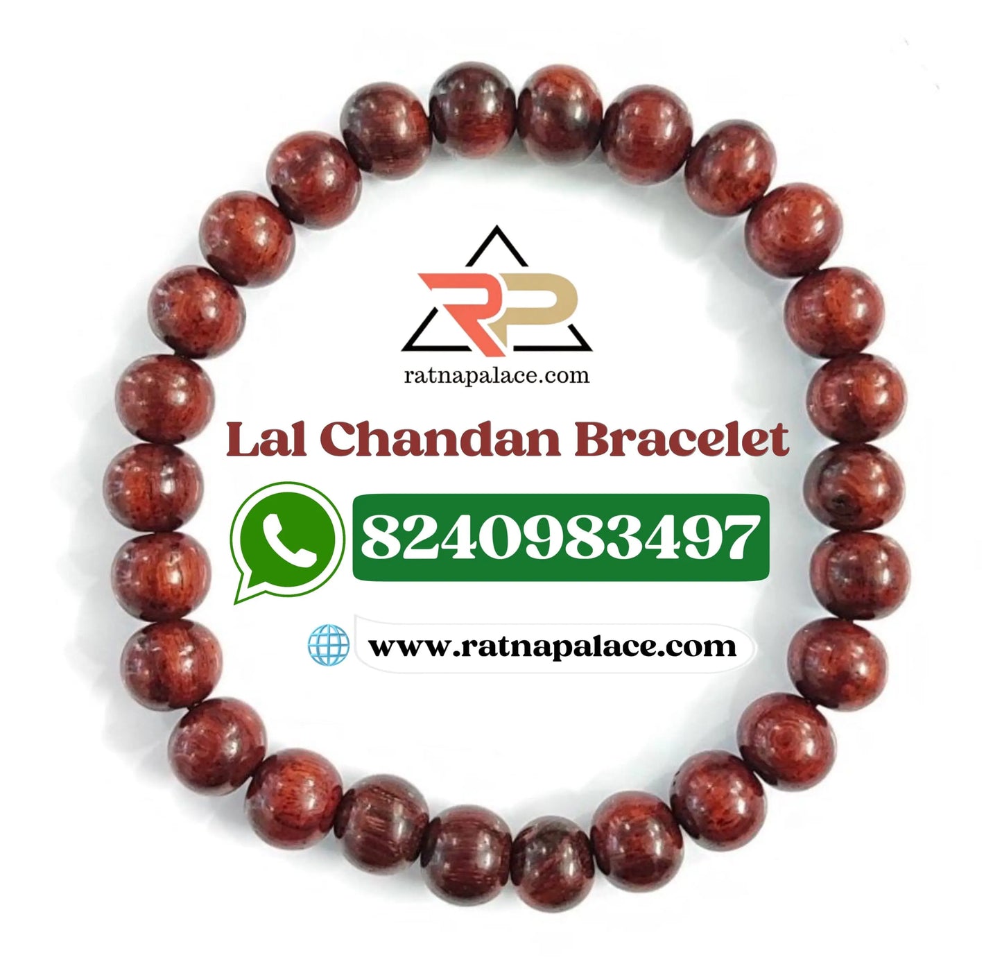 Lal Chandan Bracelet With Lab Certificate Ratna Palace