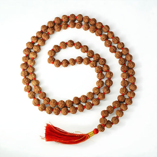 7 Mukhi Rudraksha 108 beads Jap Mala with Lab Certificate