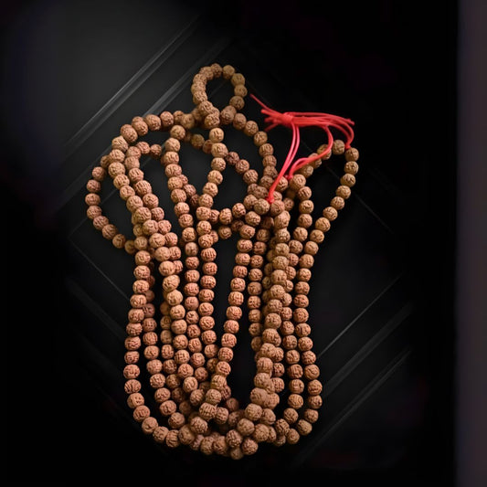 7 Mukhi Rudraksha 108 beads Jap Mala with Lab Certificate