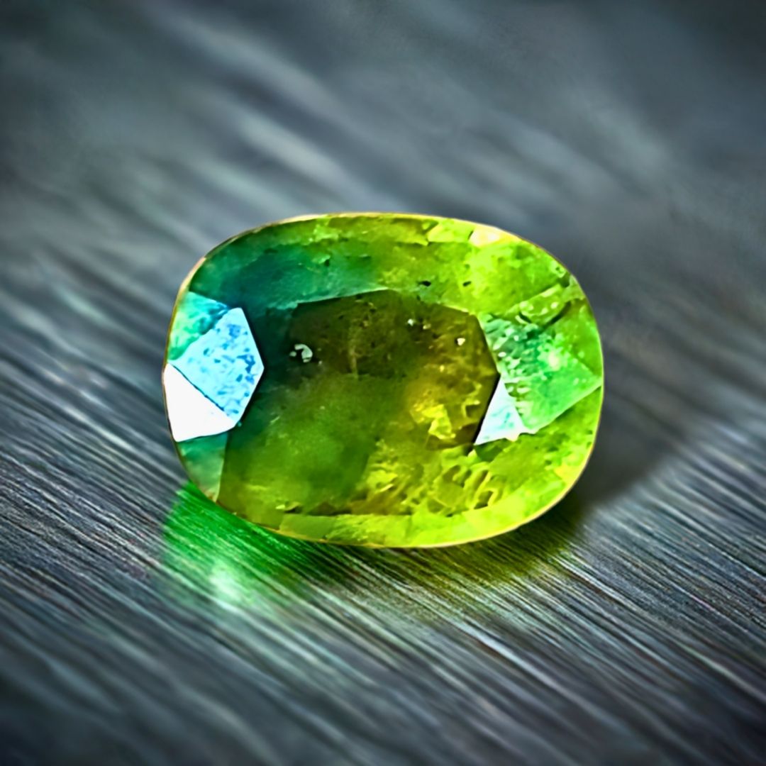 7.25 Ratti Export Quality Pitambari Blue Sapphire (Pitambari Neelam) with Lab Certificate,Body Weight=70 - 80 kg