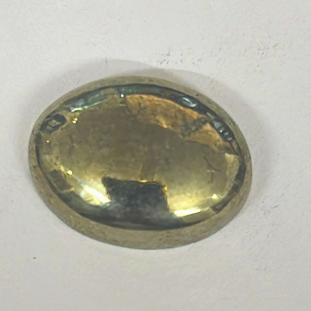 Export Quality Pyrite Gemstone With Lab Certificate (10.25 Ratti)