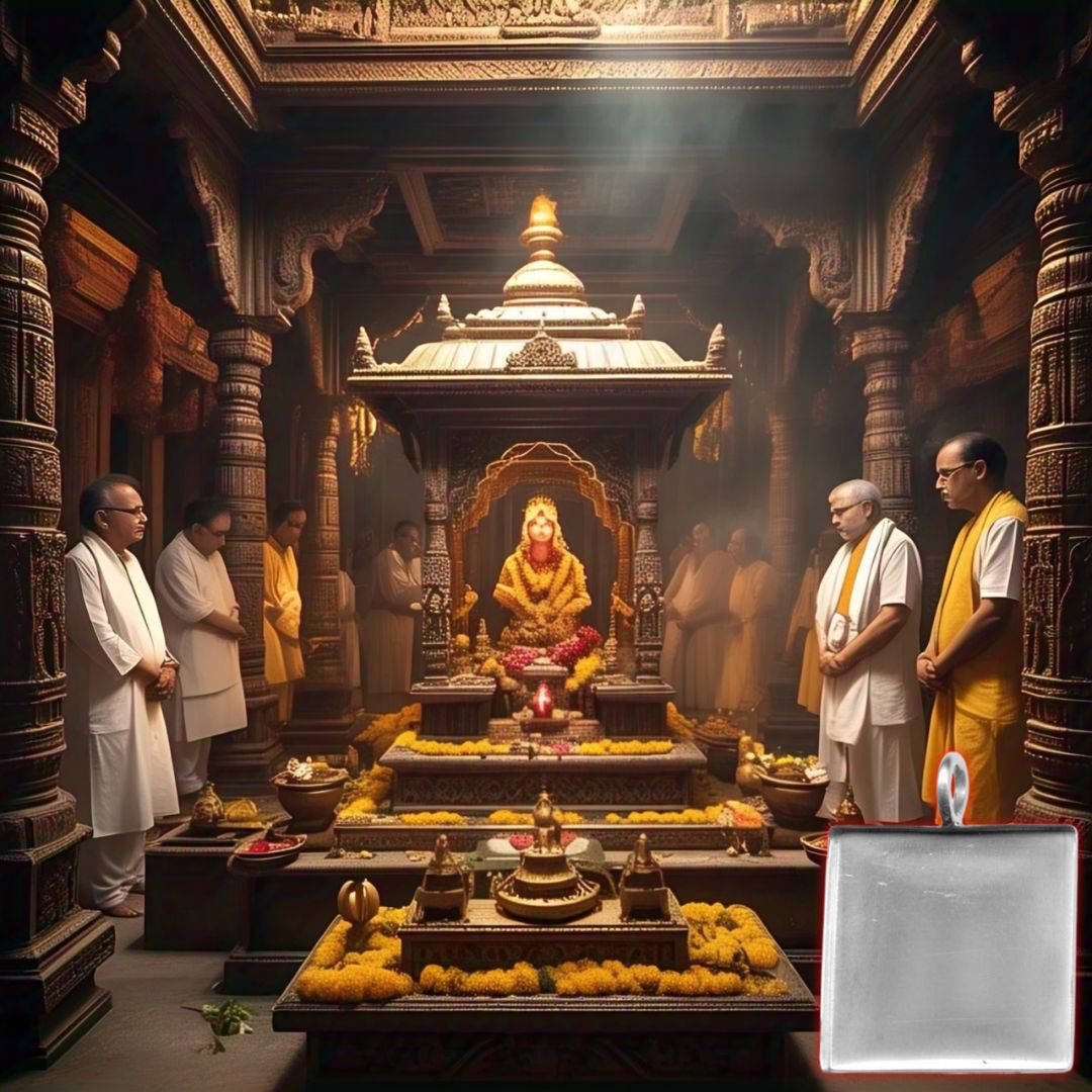 Sarv Karya Siddhi Silver Kavach With Recorded Personalised Pujo Video