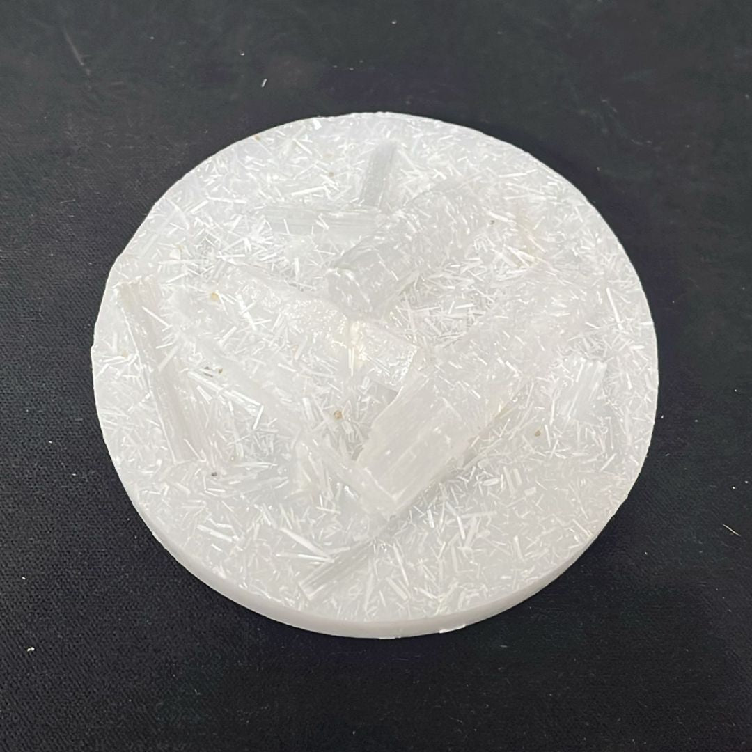 Selenite Plate With Lab Certificate - Crystal Recharging