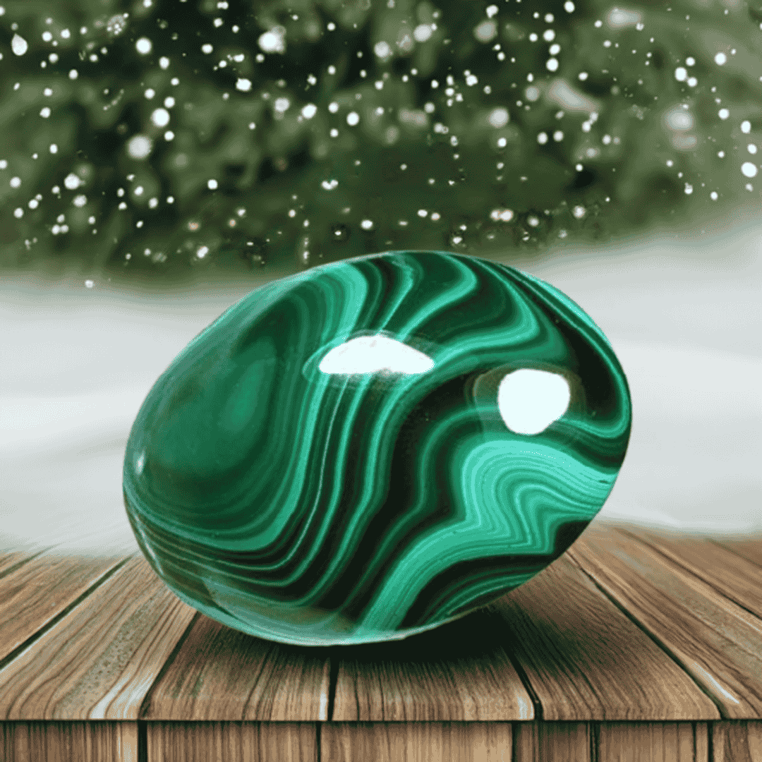 10.25 Ratti Export Quality Malachite Gemstone with Lab Certificate,Body Weight=100 - 110 kg Ratna Palace