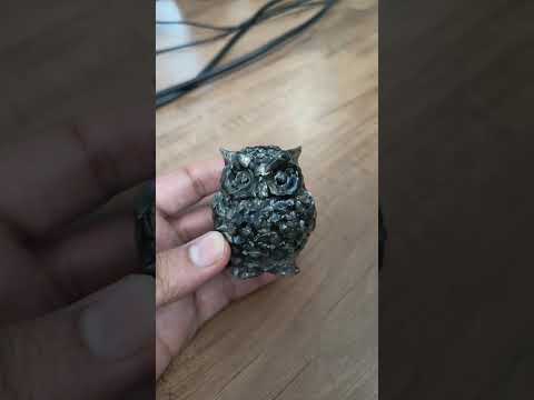 Pyrite Owl With Lab Certificate