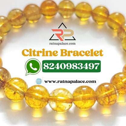 Citrine Bracelet With Lab Certificate