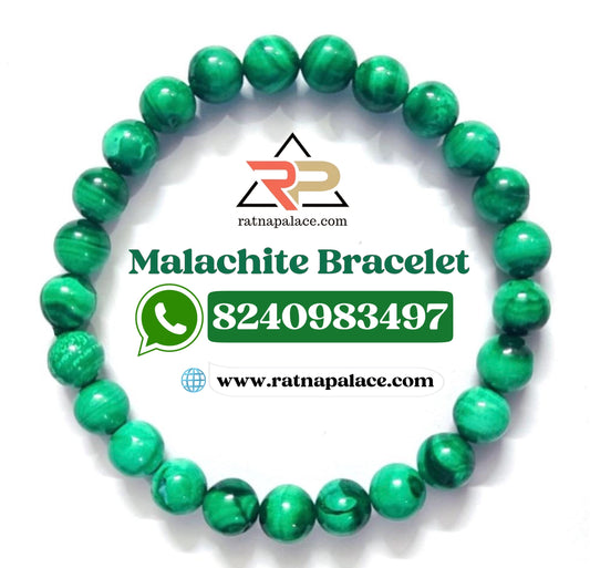 Malachite Bracelet With Lab Certificate