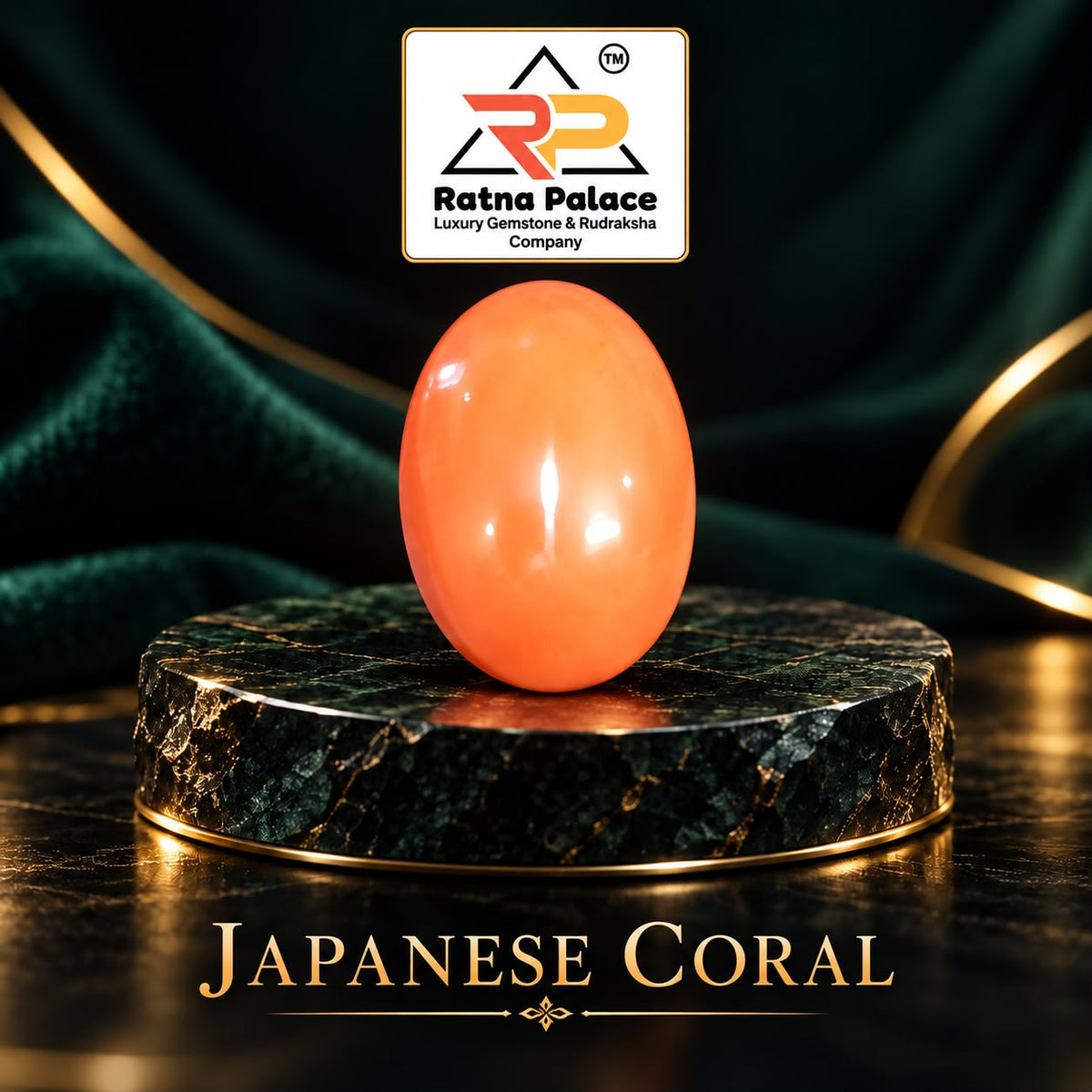 3.25 ratti Japanese Munga (Coral / Probal) with Lab Certificate