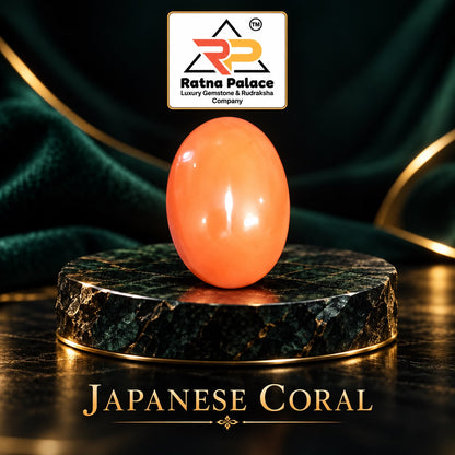 3.25 ratti Japanese Munga (Coral / Probal) with Lab Certificate