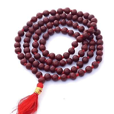 Lal Chandan Mala With Lab Certificate Ratna Palace