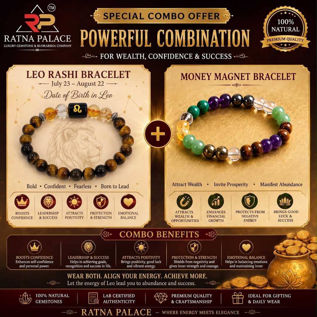 Leo (সিংহ রাশি/Singha) + Money Magnet Bracelet With Lab Certificate