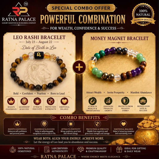 Leo (সিংহ রাশি/Singha) + Money Magnet Bracelet With Lab Certificate