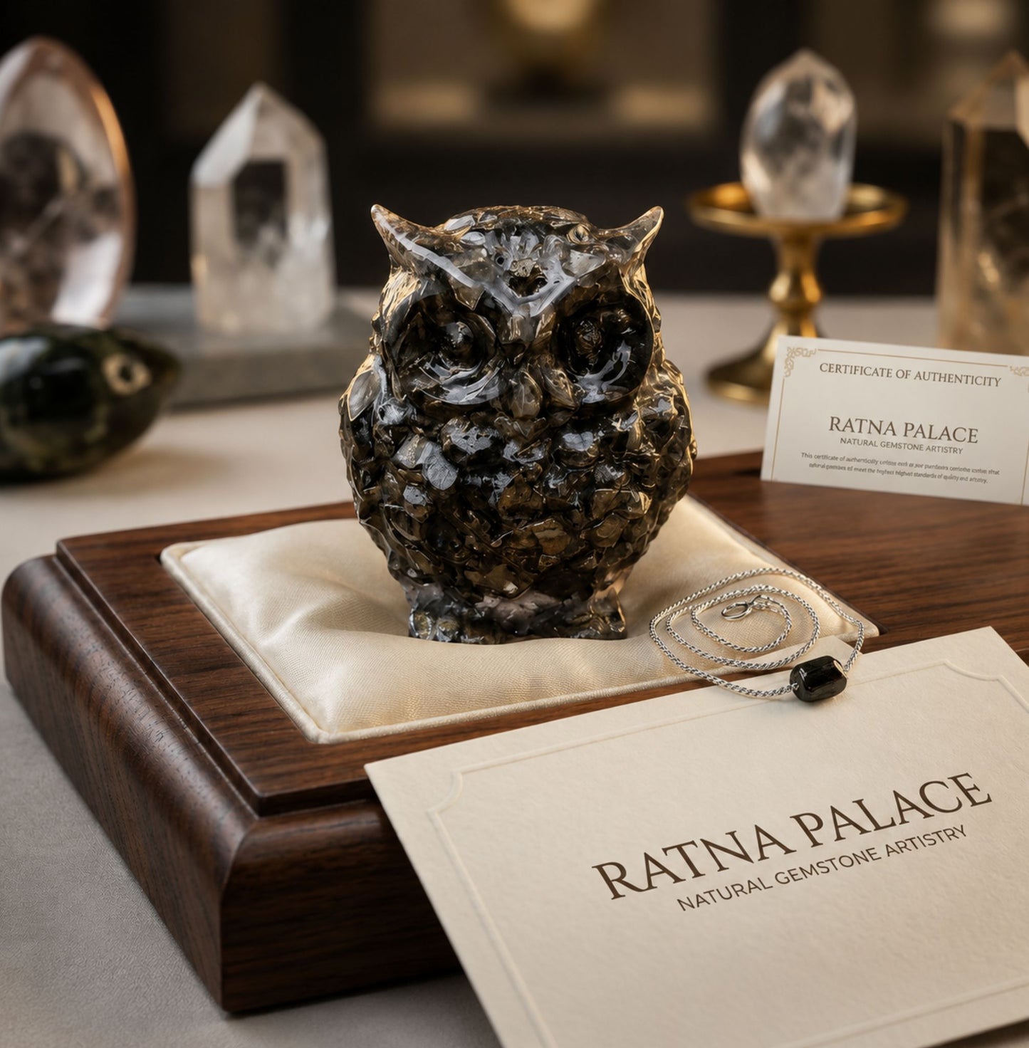 Pyrite Owl With Lab Certificate