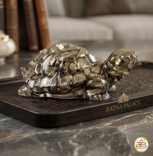 Vastu Pyrite Tortoise with Lab Certificate