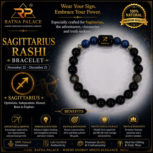 Sagittarius (ধনু রাশি/dhanu) Bracelet with Lab Certificate