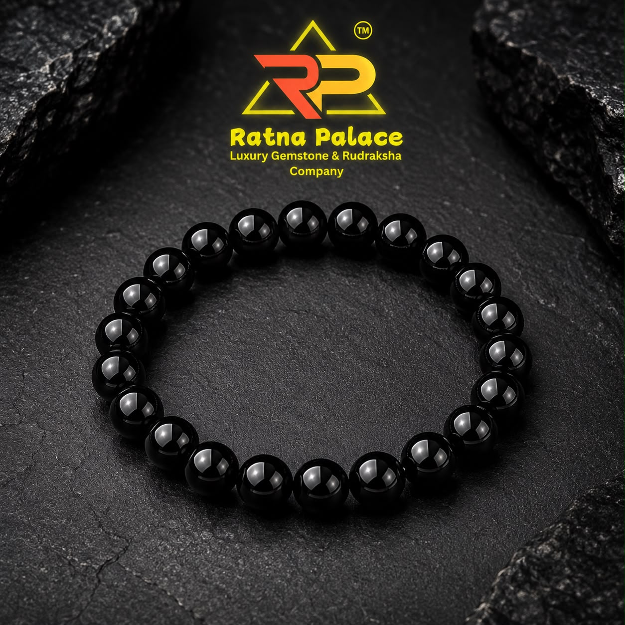Black Obsidian Bracelet with Lab Certificate