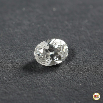 7.25 Ratti White Zircon With Lab Certificate,Body Weight=70 - 80 kg