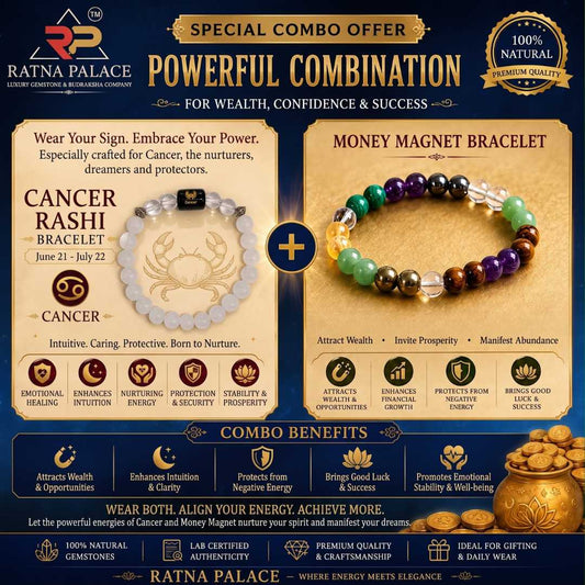Cancer (কর্কট রাশি / Karkat) +Money Magnet Bracelet With Lab Certificate