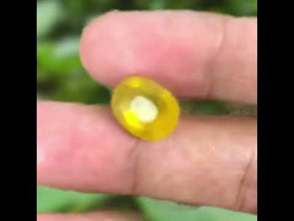 Yellow Sapphire    (Pokhraaj)    With Lab Certificate